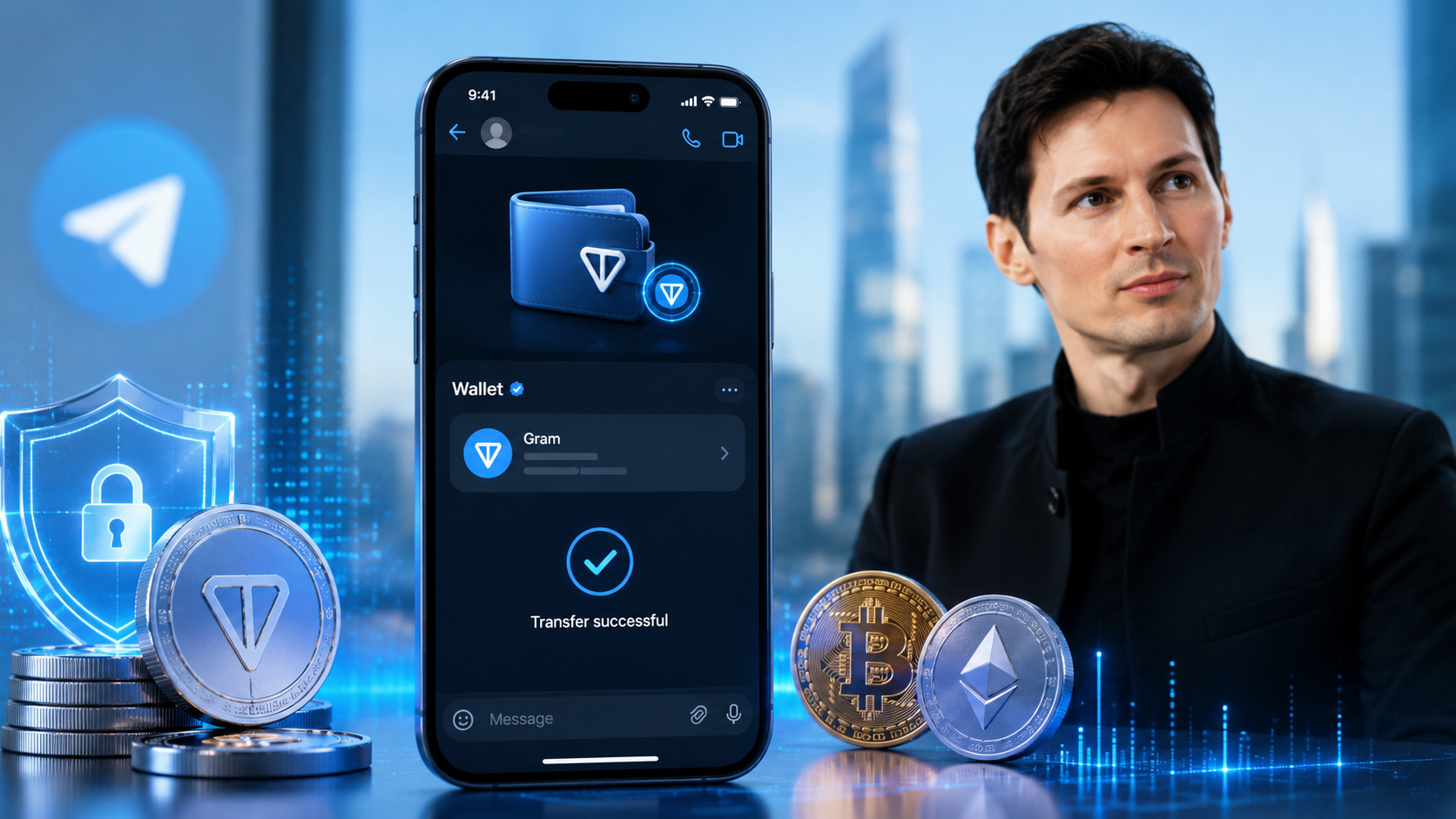 Революция в Telegram: Дуров запустит встроенный кошелек Gram