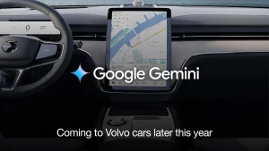 Volvo и Google тестируют зрение Gemini для камер электрокроссовера EX60.
