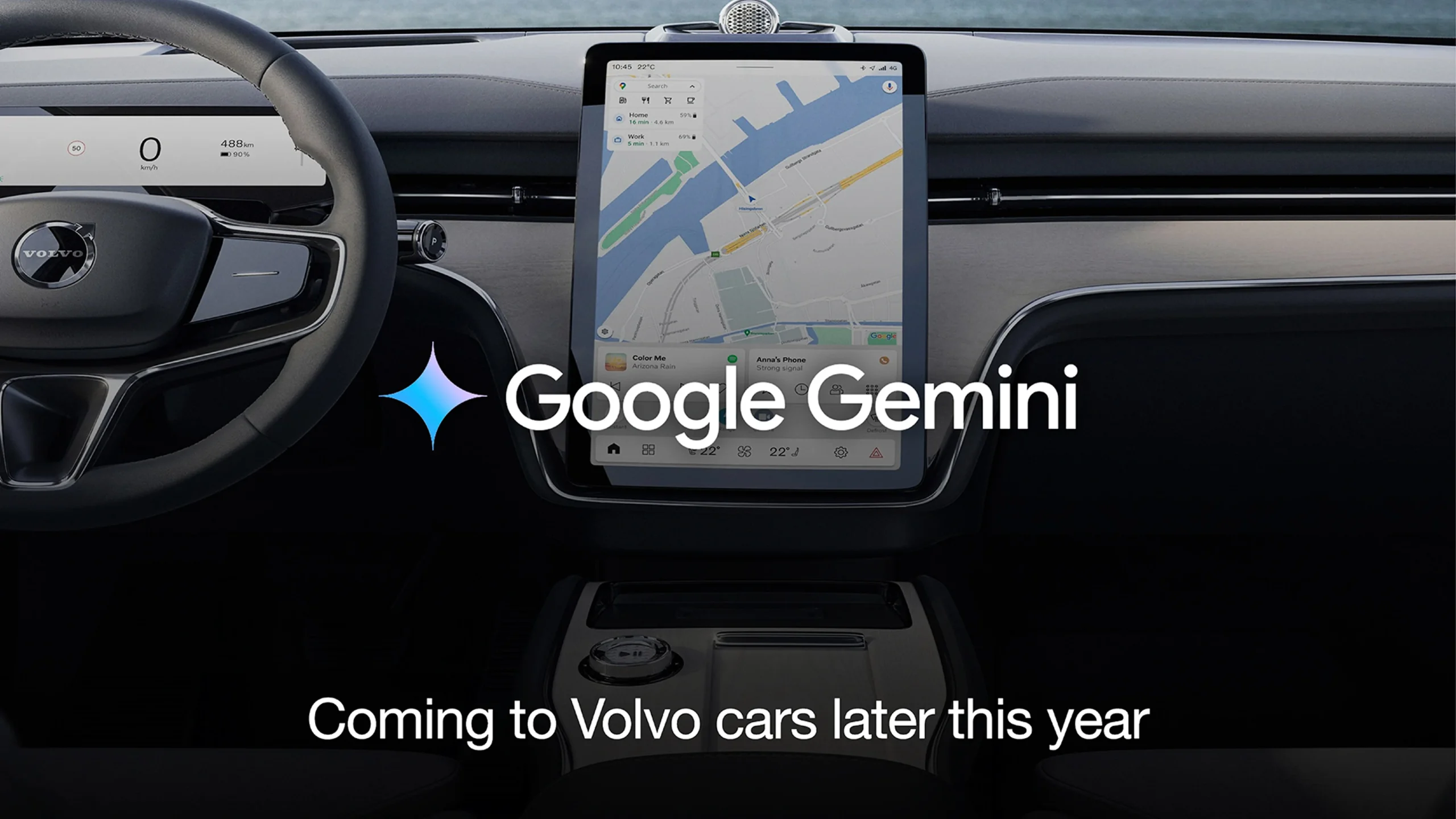 Volvo и Google тестируют зрение Gemini для камер электрокроссовера EX60.